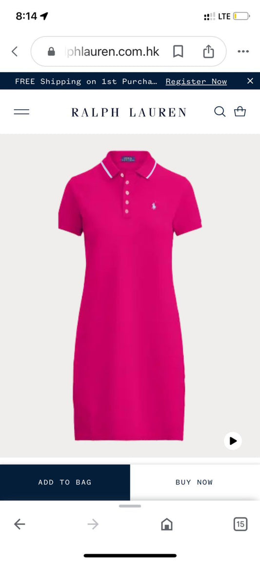 Polo Tee Dress For Women - FASHION MYST 