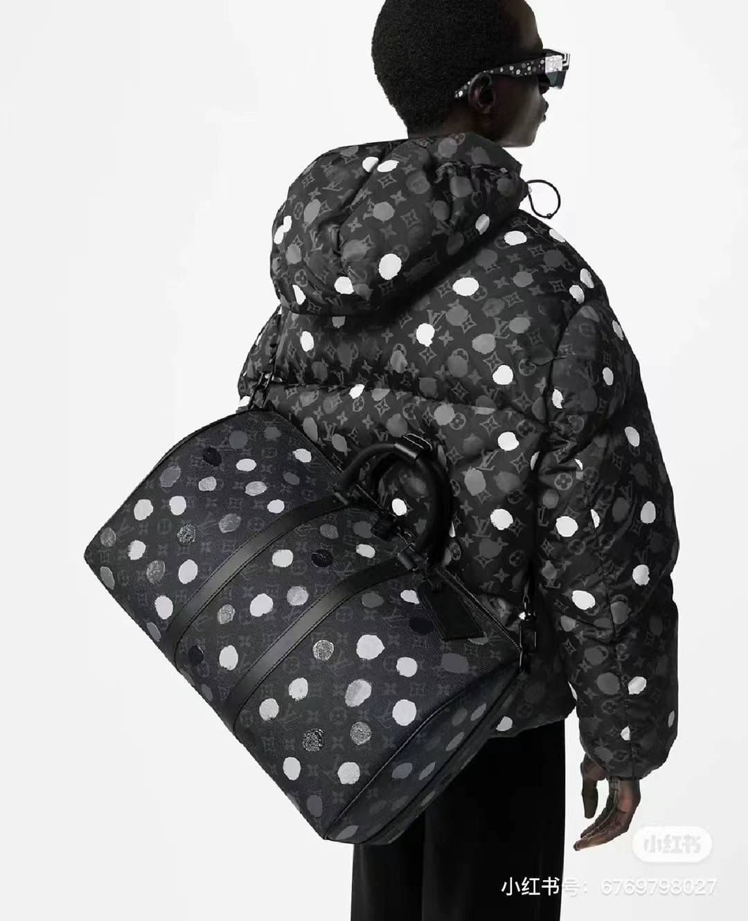 Louis Vuitton x YK Monogram Painted Dots Down Blouson JACKET - FASHION MYST 