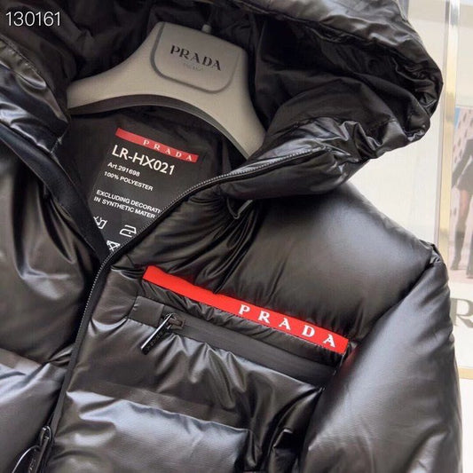 Prada Cropped Technical Re-Nylon Down Jacket - FASHION MYST 