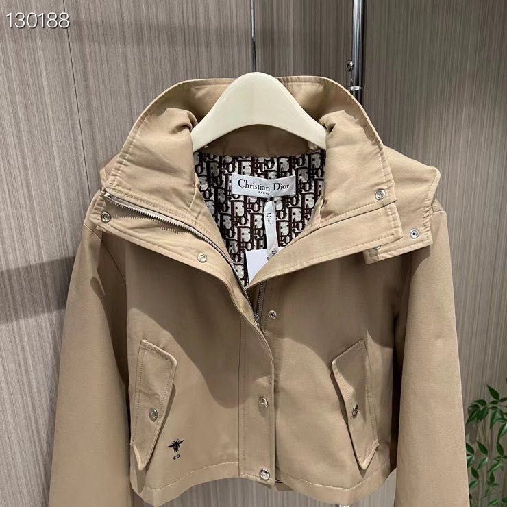 PRADA || Exclusive Crop Leather Hooded Jacket For Women - FASHION MYST 