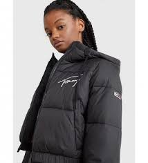 Women's Signature Cropped Puffer Jacket - FASHION MYST 