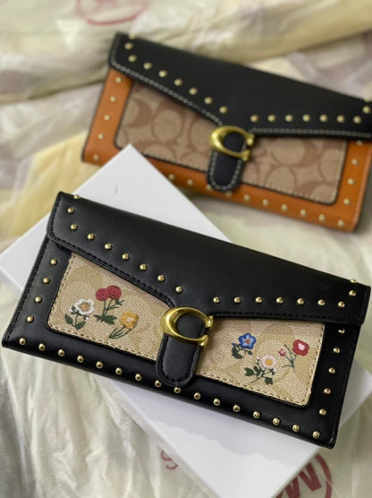 PREMIUM QUALITY STUDDED LADIES WALLET - FASHION MYST 