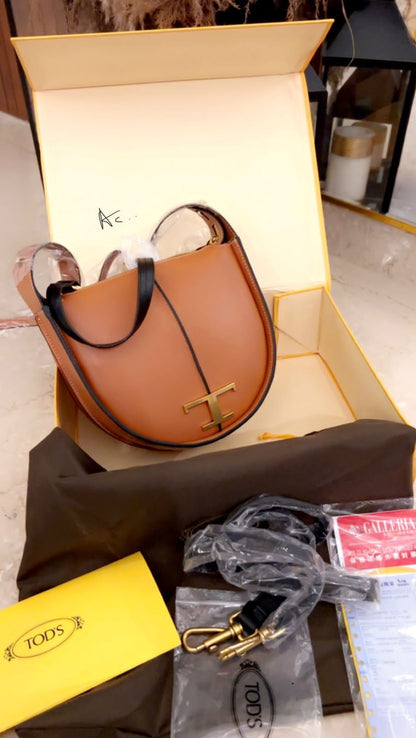 Premium T Monogram Genuine Calf Leather Bag - FASHION MYST 