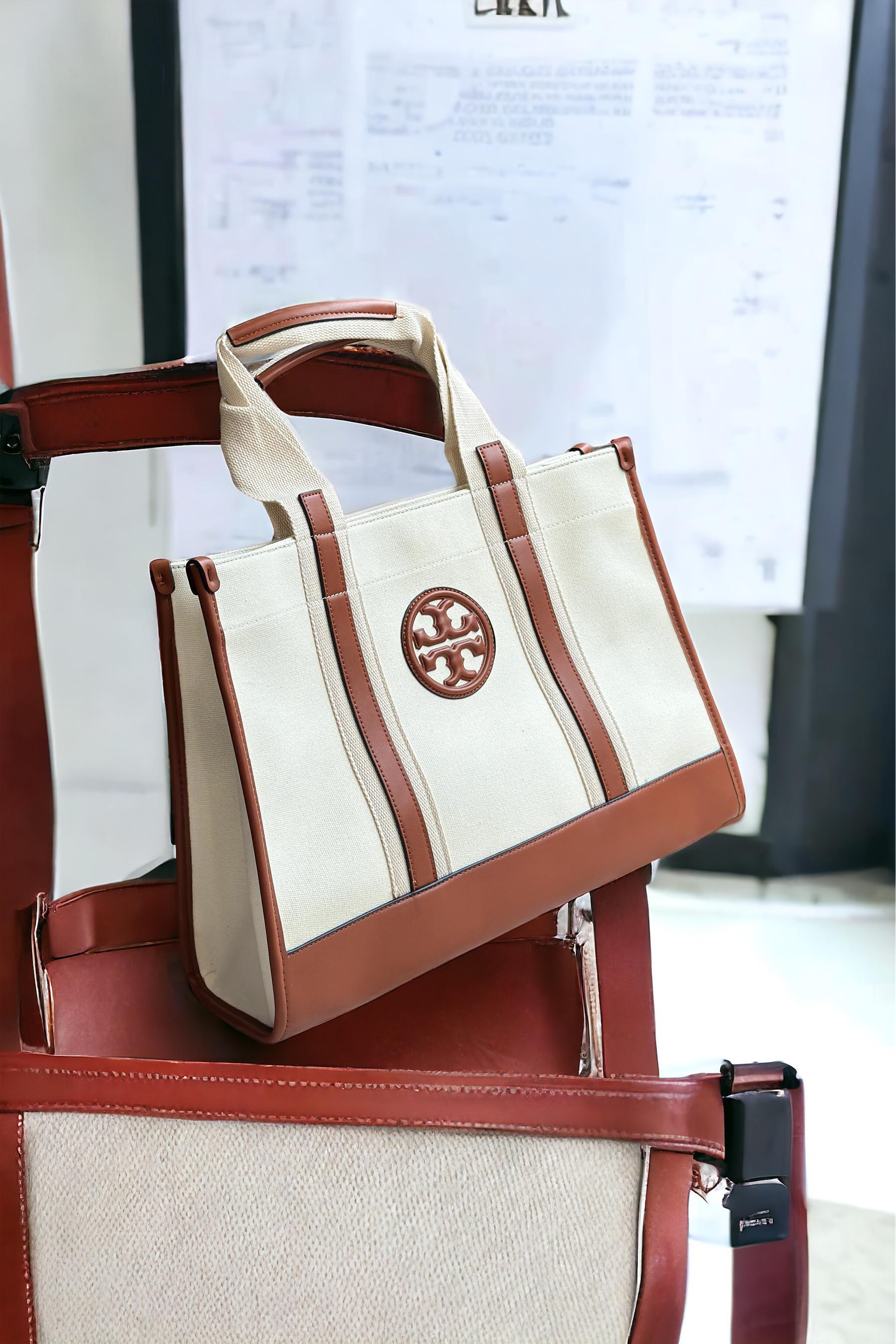 TORY BURCH || Medium Ella Tote Ladies Hand Bag - FASHION MYST 