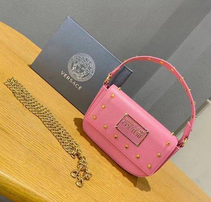 VERSACE COUTURE || AUTHENTIC QUALITY OF STUDDED SLING BAG FOR LADIES - FASHION MYST 