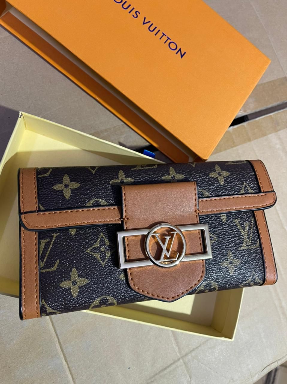 LOUIS VUITTON AUTHENTIC DAUPHINE INSTA FAME WALLET IN STOCK - FASHION MYST 