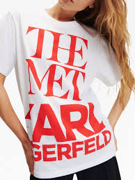 KARL LAGERFELD || Logo-Print Organic Cotton Ladies T-Shirt - FASHION MYST 