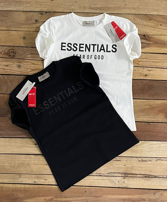 ESSENTIALS || Cotton Plain Essential Fear Of God T-Shirt - FASHION MYST 