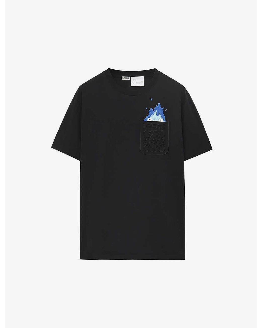 LOEWE - Calcifer Pocket T-Shirt In Cotton For Women – FASHION MYST