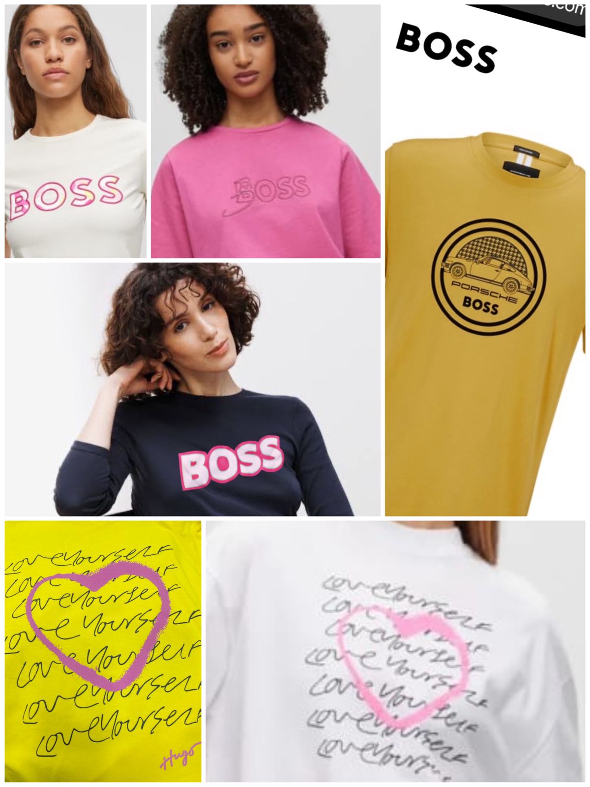 HUGO BOSS || LUXURY GIRLS FANCY CASUAL FULL SELEVEE T-SHIRT - FASHION MYST 