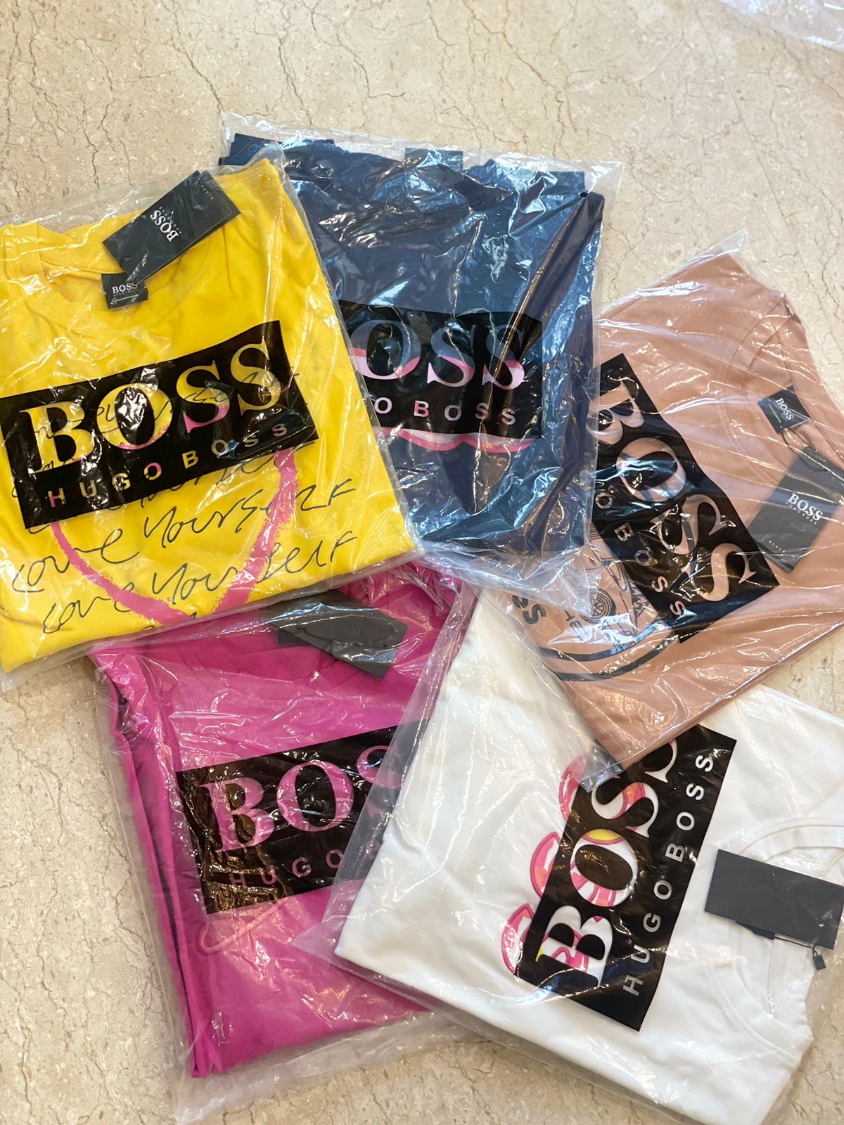 HUGO BOSS || LUXURY GIRLS FANCY CASUAL FULL SELEVEE T-SHIRT - FASHION MYST 