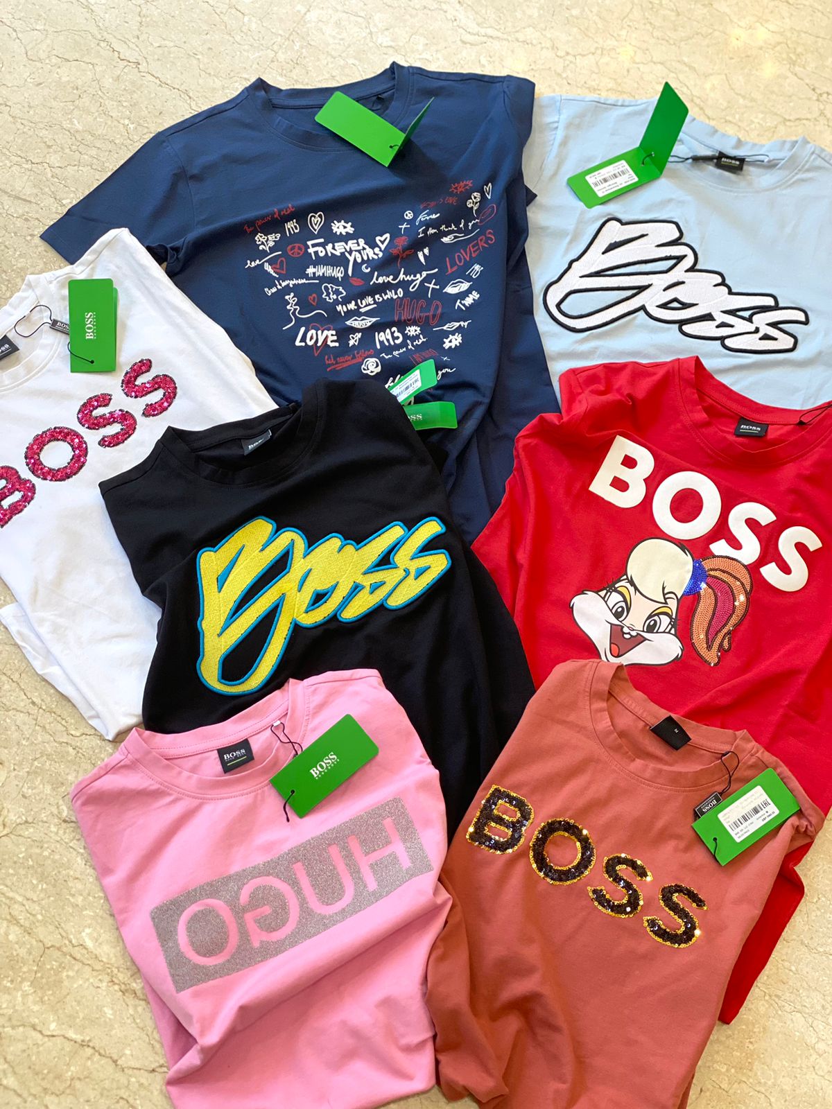 HUGO BOSS || Looney Tunes X BOSS Ecabi-Print T-Shirt - FASHION MYST 