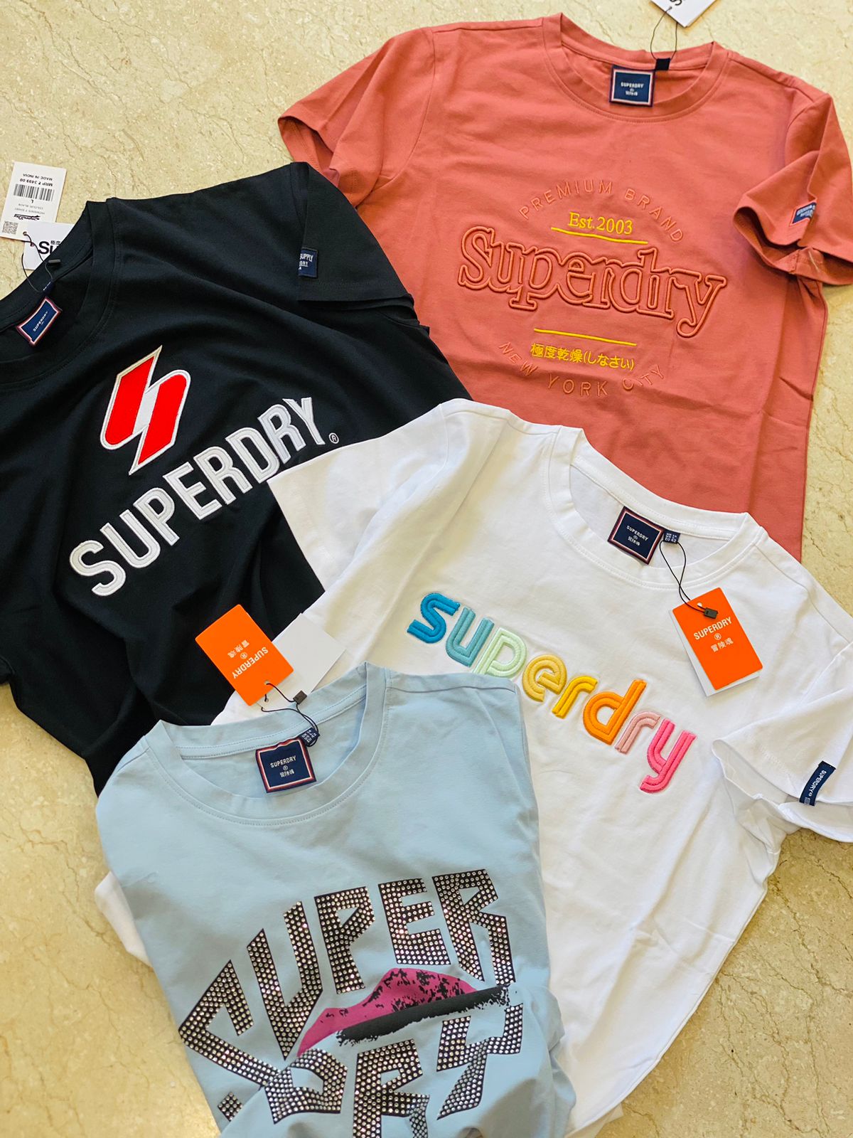 SUPERDRY || Collegiate Colour Block Ladies T-Shirt - FASHION MYST 