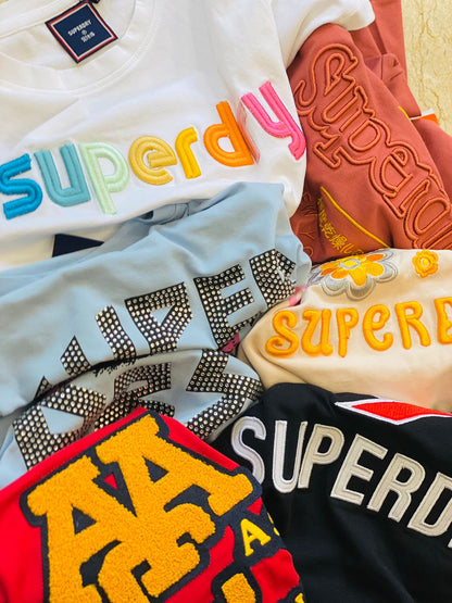 SUPERDRY || Collegiate Colour Block Ladies T-Shirt - FASHION MYST 