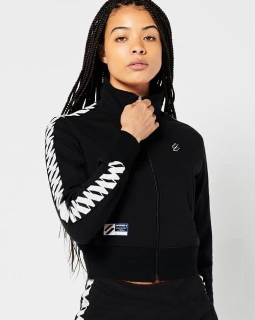 SUPERDRY || Code Tape Zip-Front Track Jacket - FASHION MYST 