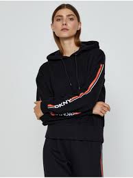 PREMIUM LOGO AND STRIPE CROPPED HOODIE TRACKSUIT - FASHION MYST 