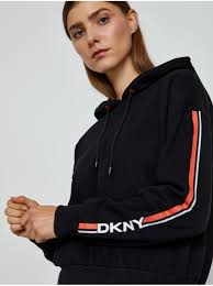 PREMIUM LOGO AND STRIPE CROPPED HOODIE TRACKSUIT - FASHION MYST 