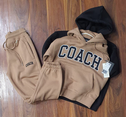 COACH || Stylish Polycotton Coach Logo Tracksuit For Girl & Women - FASHION MYST 