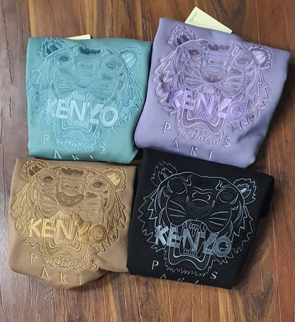 KENZO || Premium Long Sleeves Lion Logo Tracksuit For Women - FASHION MYST 