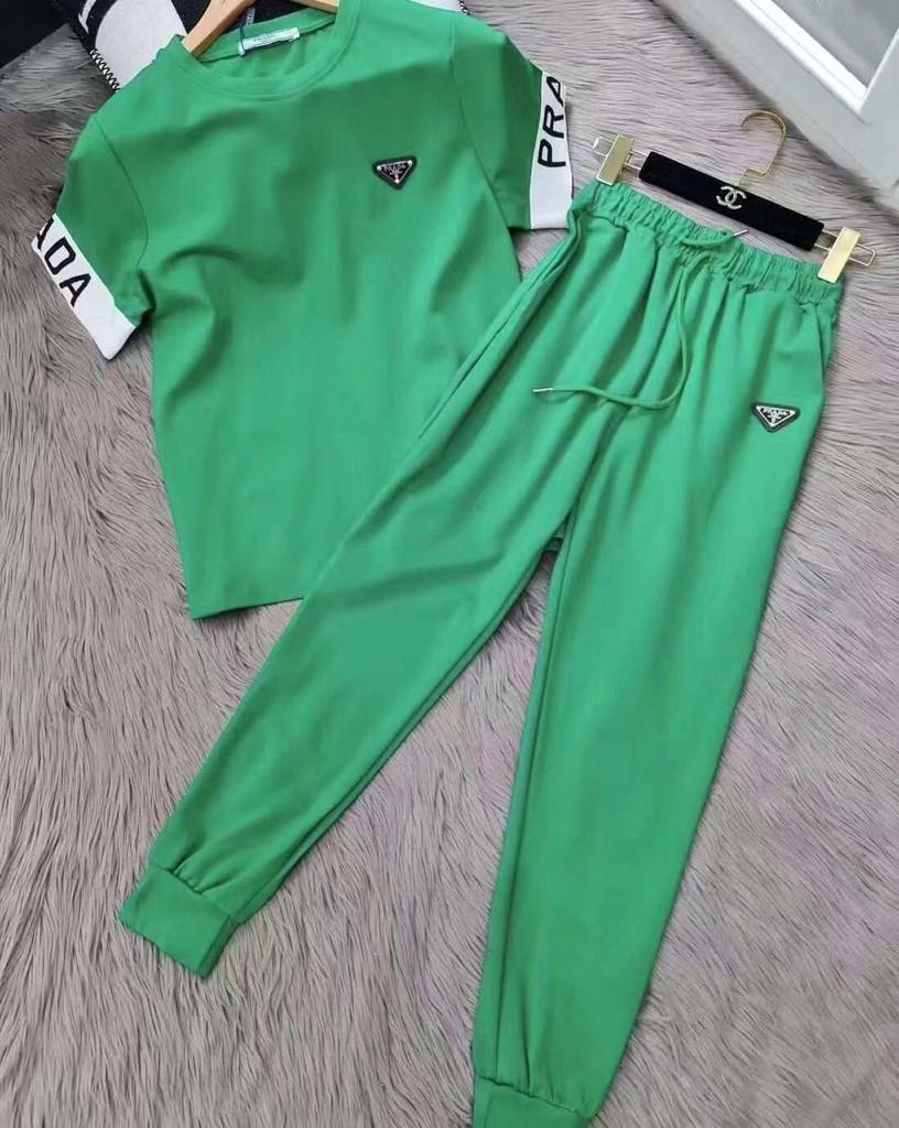 PRADA || Vintage Ofiice Lady Two Piece Tracksuit Set For Women