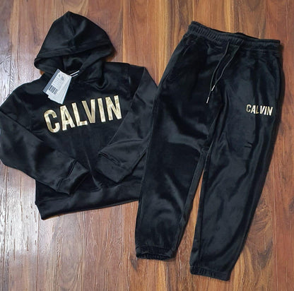 CALVIN KLIEN || Premium Quality Ice Valvet Tracksuit For Ladies - FASHION MYST 