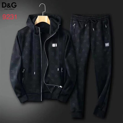 DOLCE GABBANA || ALL OVER DG LOGO PRINTED TRACKSUIT - FASHION MYST 