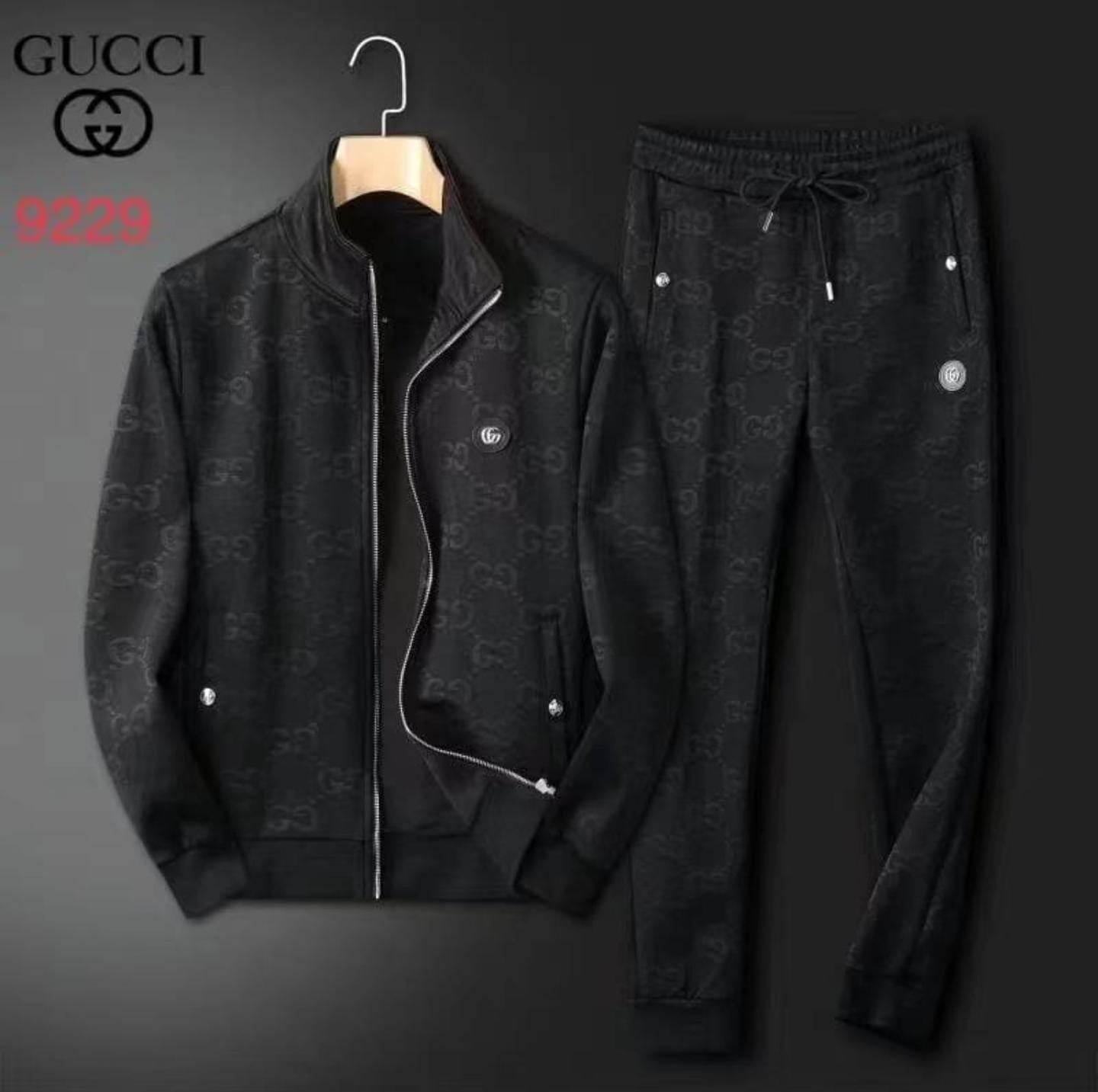 GUCCI || JUMBO GG PRINT TRACKSUIT FOR MEN - FASHION MYST 