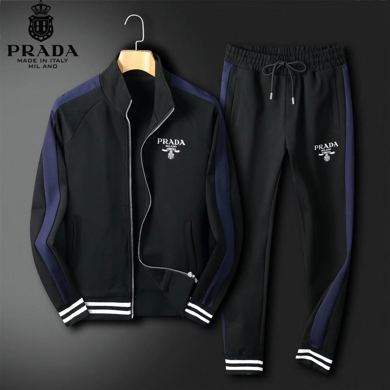 PRADA Laced Edges Tracksuit For Men FASHION MYST prada-laced-edges-tracksuit-for-men-fashion-myst