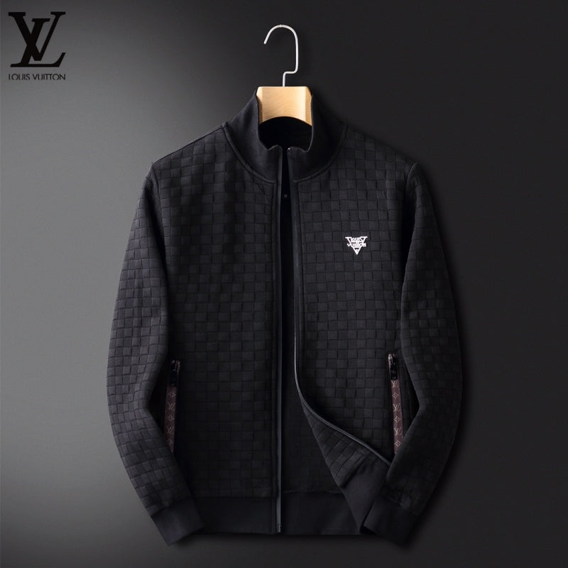 LOUIS VUITTON || Latest Textured Logo-Patched Track-Set - FASHION MYST 