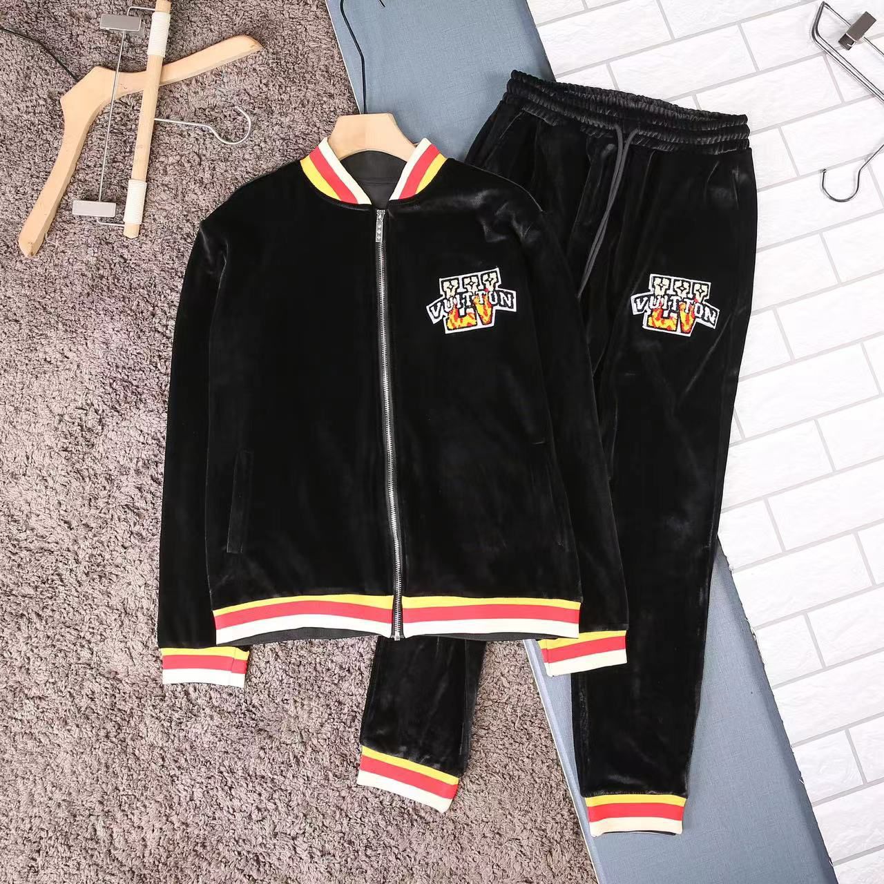 LOUIS VUITTON || Original Quality Valvet Tracksuit For Men – FASHION MYST