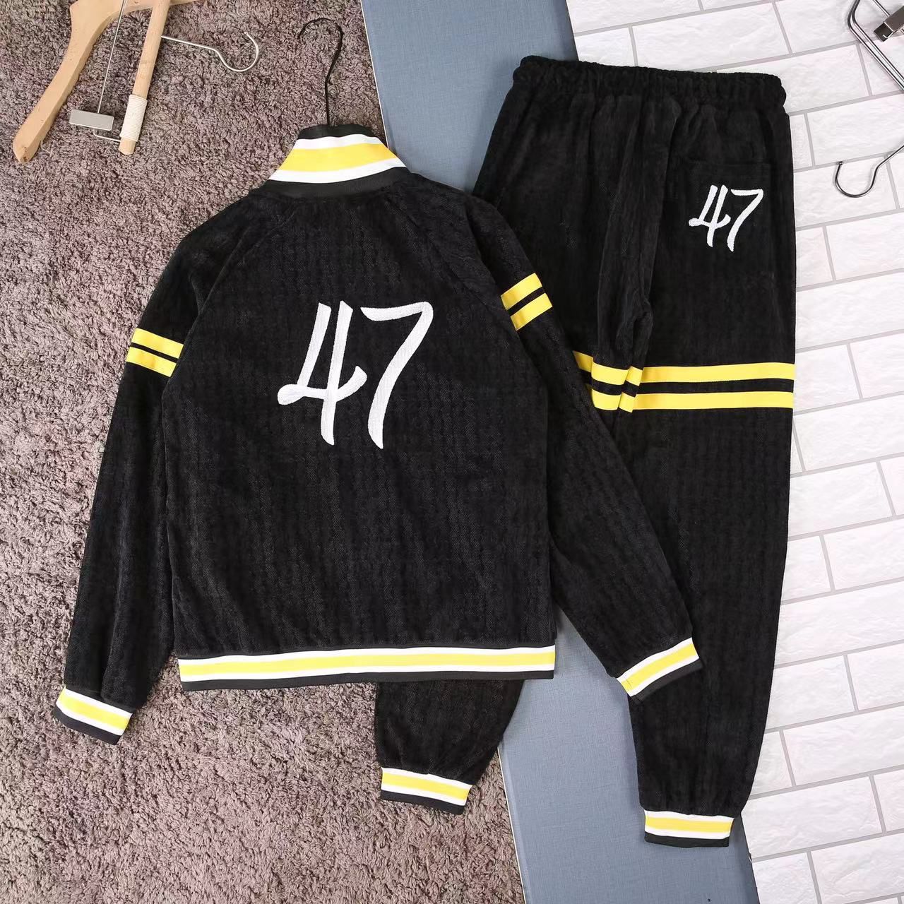 Premium Black And Yellow Tracksuit - FASHION MYST 