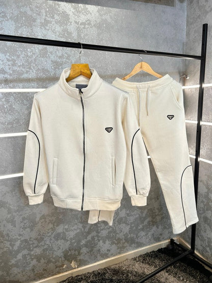 Premium Fashionable Logo-Patched Track-Suit - FASHION MYST 