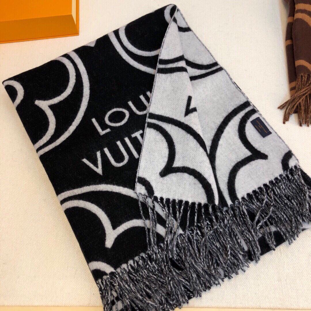 LUXURY CASHMERE JACQUARD TASSEL SCARF FOR LADIES - FASHION MYST 