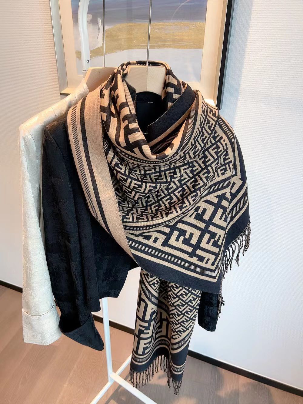 New luxury fashion design autumn winter neck scarf For Ladies