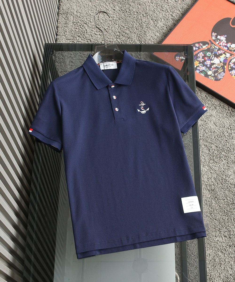 THOM BROWNE || Classic Tricolor Polo Shirt - FASHION MYST 