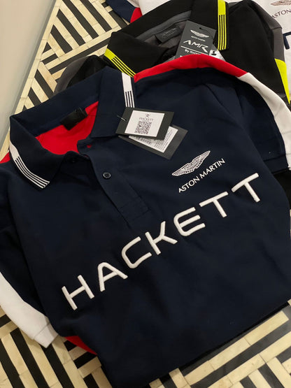 HACKETT|| Aston Martin Racing AMR SS - Polo T-Shirt - FASHION MYST 