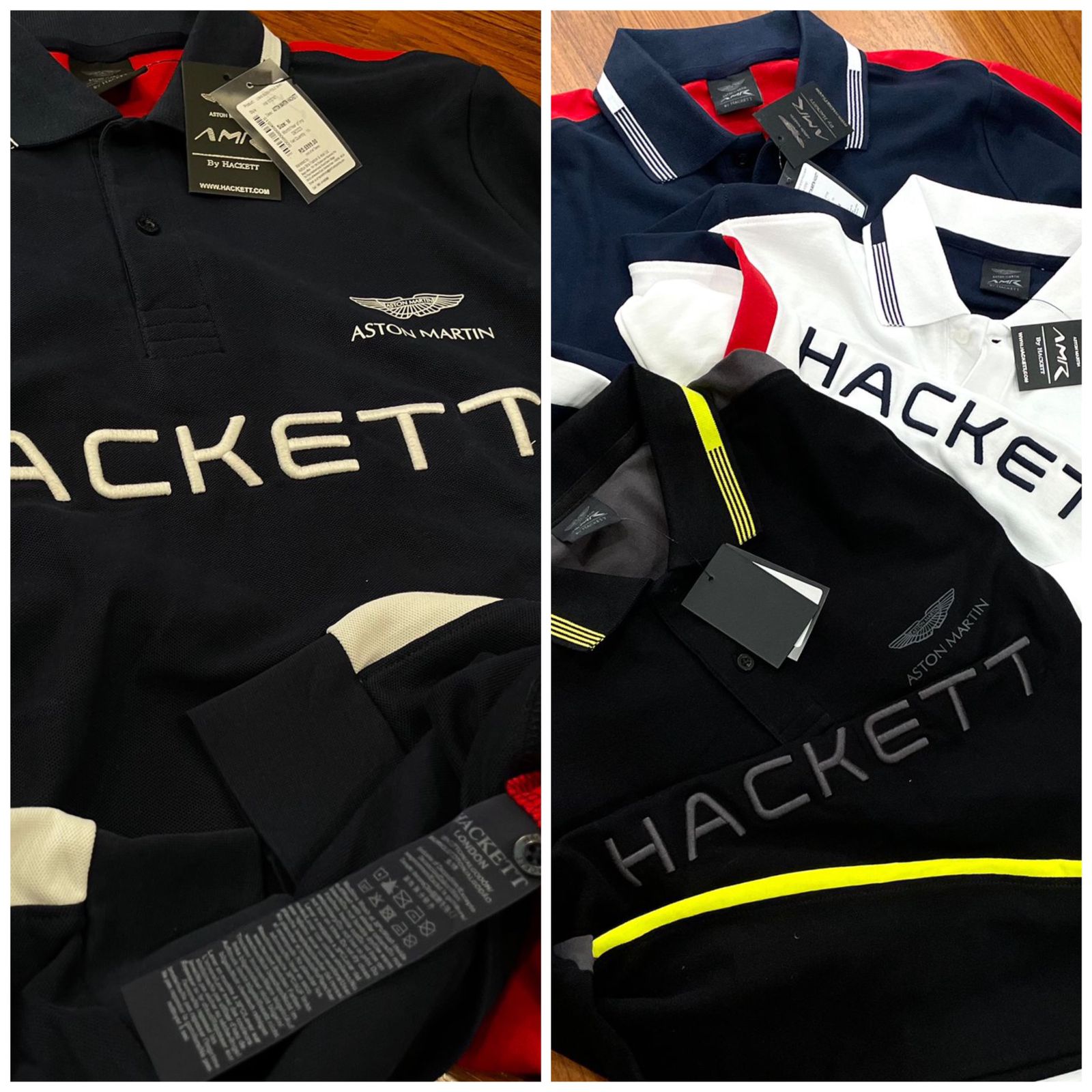 HACKETT|| Aston Martin Racing AMR SS - Polo T-Shirt - FASHION MYST 