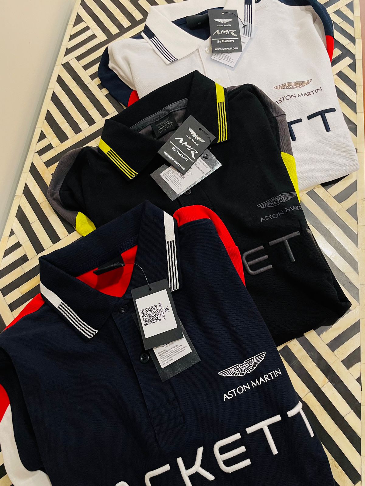 HACKETT|| Aston Martin Racing AMR SS - Polo T-Shirt - FASHION MYST 