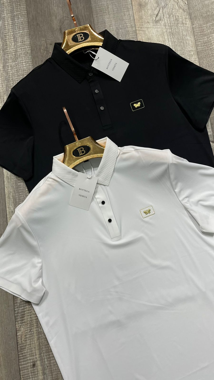 BOTTEGA VENETA || Logo-Tag Piqué Polo T-Shirt - FASHION MYST 