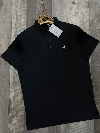 BOTTEGA VENETA || Logo-Tag Piqué Polo T-Shirt - FASHION MYST 