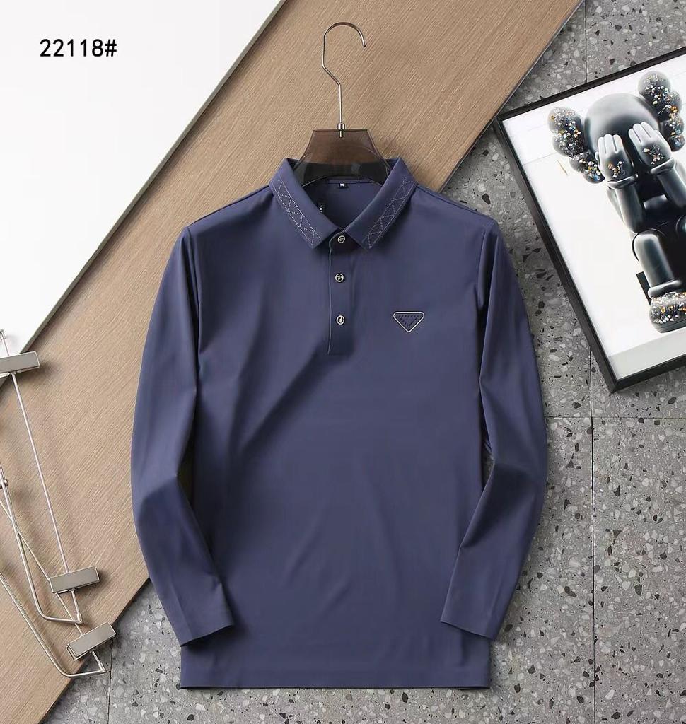 PRADA || Solid Polo Neck T-Shirt With Mini Detailing - FASHION MYST 