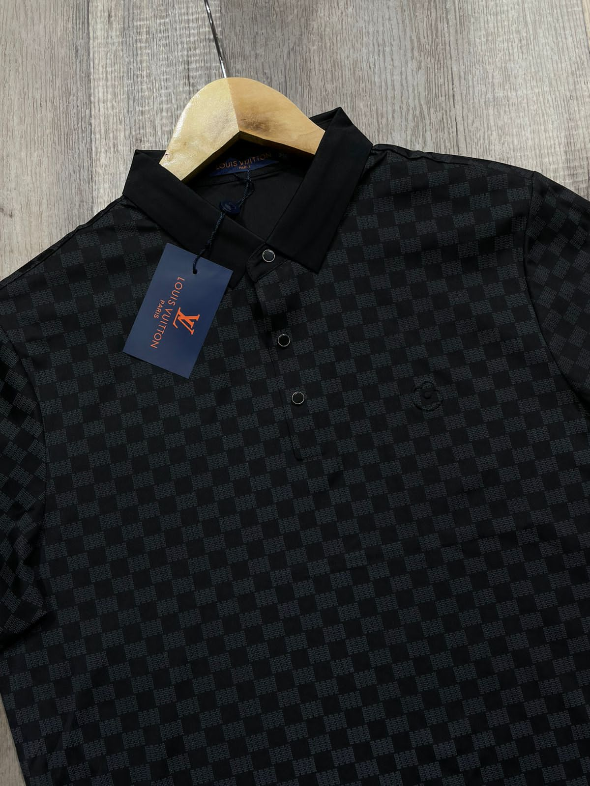 LOUIS VUITTON || Checkered Style Men's T-Shirt - FASHION MYST 