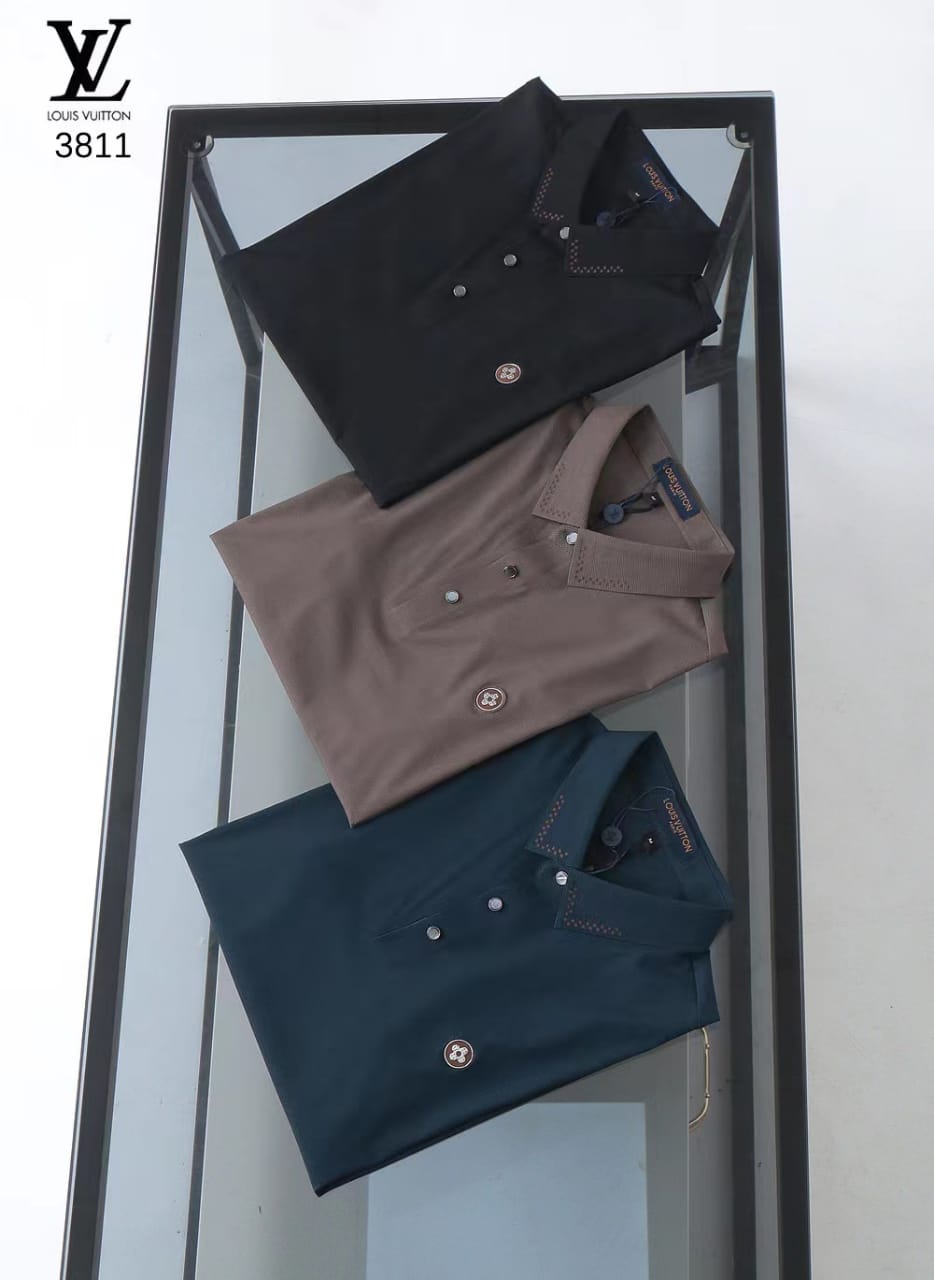 LOUIS VUITTON || Luxury Short Sleeves Polo T-Shirt - FASHION MYST 