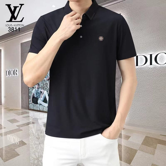 LOUIS VUITTON || Luxury Short Sleeves Polo T-Shirt - FASHION MYST 