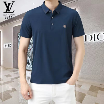 LOUIS VUITTON || Luxury Short Sleeves Polo T-Shirt - FASHION MYST 