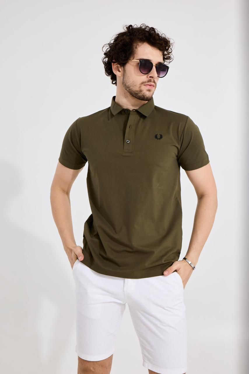 FRED PERRY || Luxury Embroidered Logo Designer Polo Tees For Men - FASHION MYST 