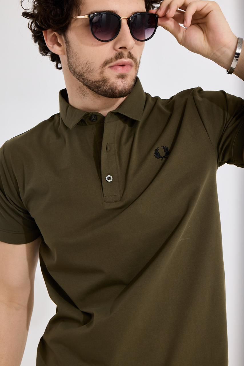 FRED PERRY || Luxury Embroidered Logo Designer Polo Tees For Men - FASHION MYST 