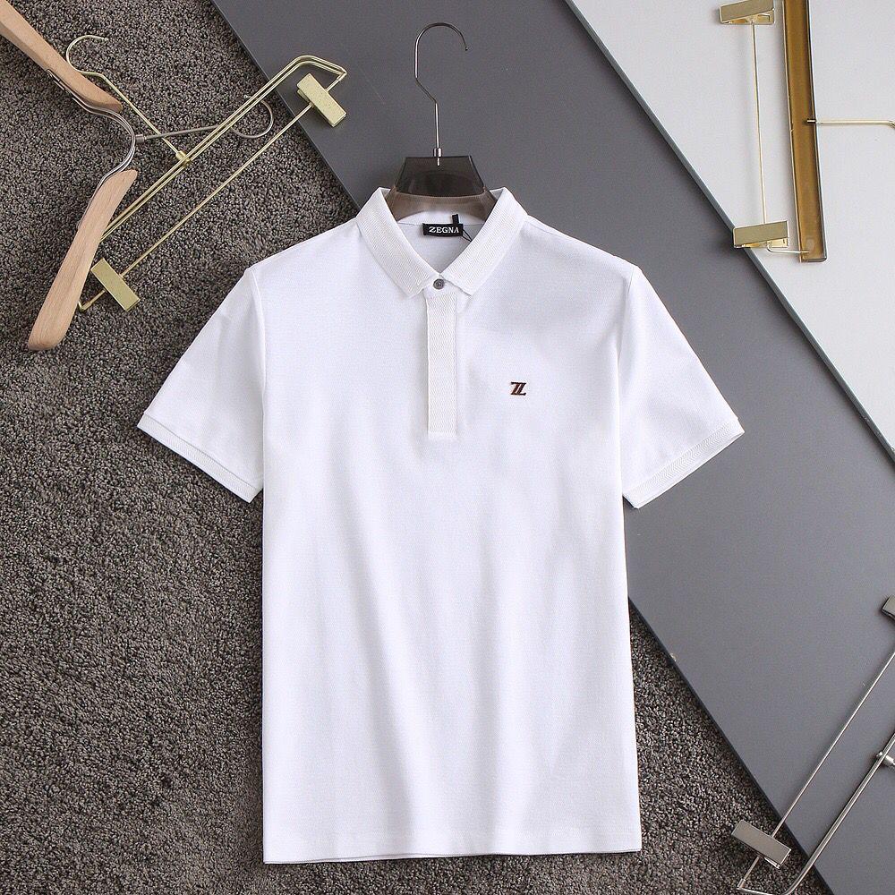 ZEGNA || Z Logo Polo T-Shirt With Contrast Tipping For Men - FASHION MYST 