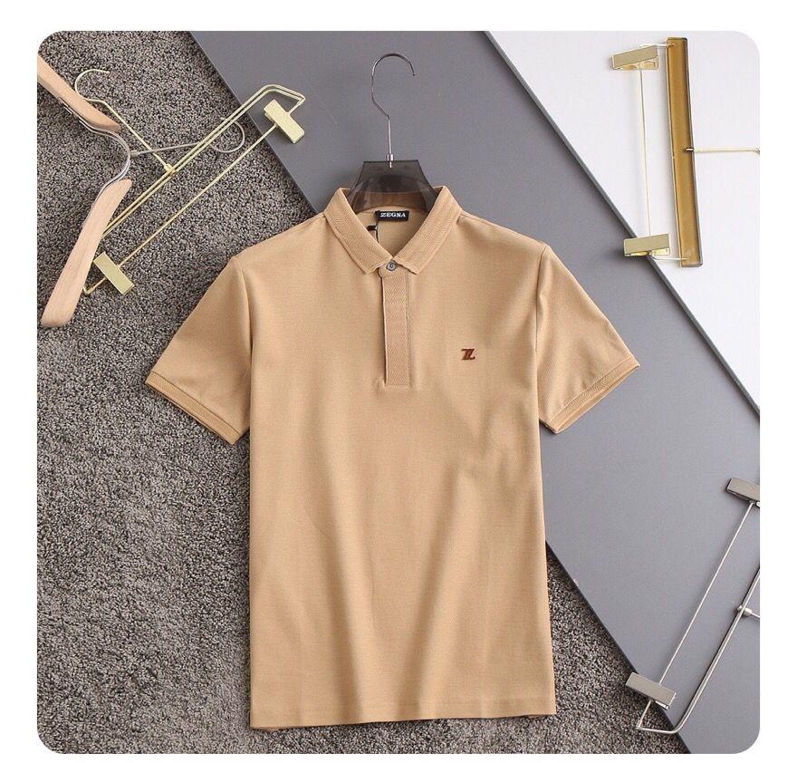 ZEGNA || Z Logo Polo T-Shirt With Contrast Tipping For Men - FASHION MYST 