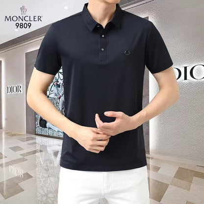 MONCLER || Stretch-Cotton Slim-Fit Polo T-Shirt With Logo Patch - FASHION MYST 